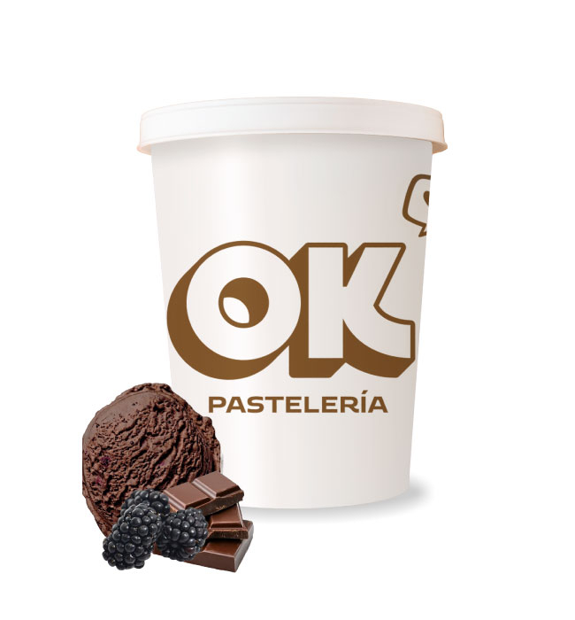 Helado italiano selva negra